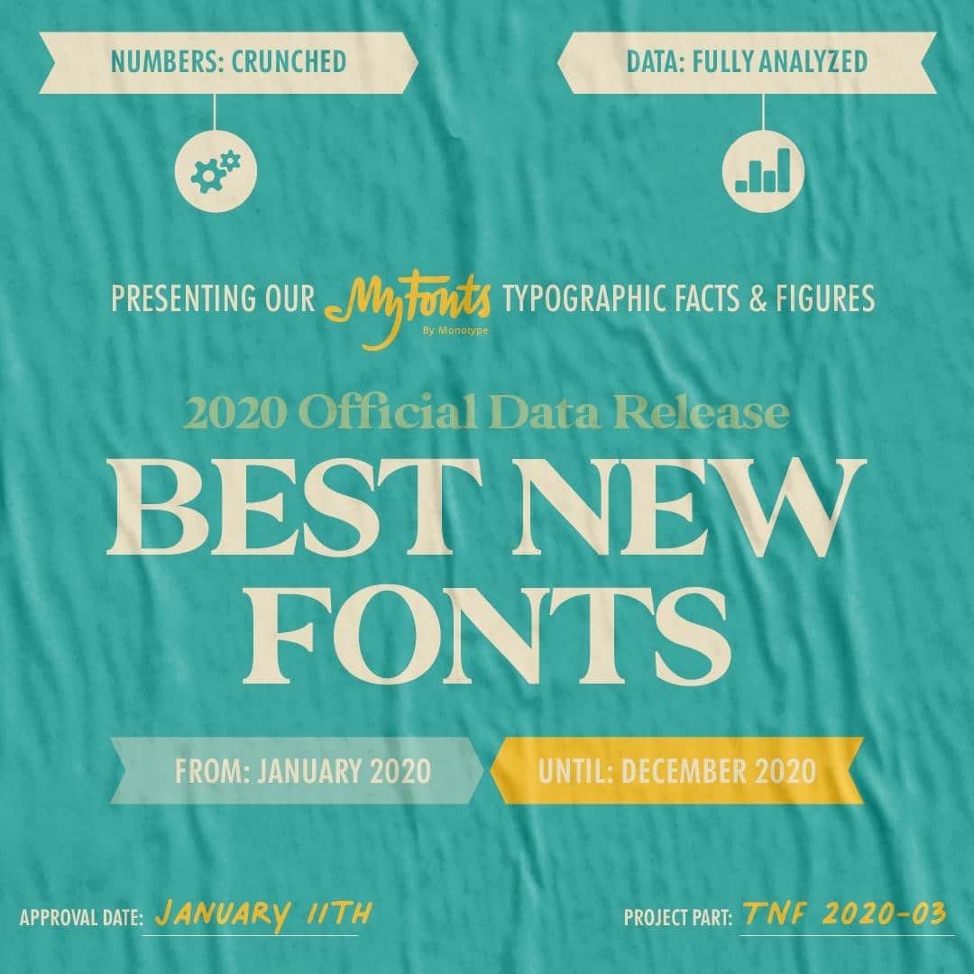 myfontsさんのインスタグラム写真 - (myfontsInstagram)「It’s 𝖉𝖆𝖞 𝖙𝖍𝖗𝖊𝖊 of our #BestNewFonts2020 event, and the discounts keep getting bigger! Save on some of the most popular and interesting new #fonts out there, but be quick – they 𝔴𝔦𝔩𝔩 disappear soon: https://bit.ly/39ilba8  #fontsale #graphicdesign #typography」1月14日 1時55分 - myfonts