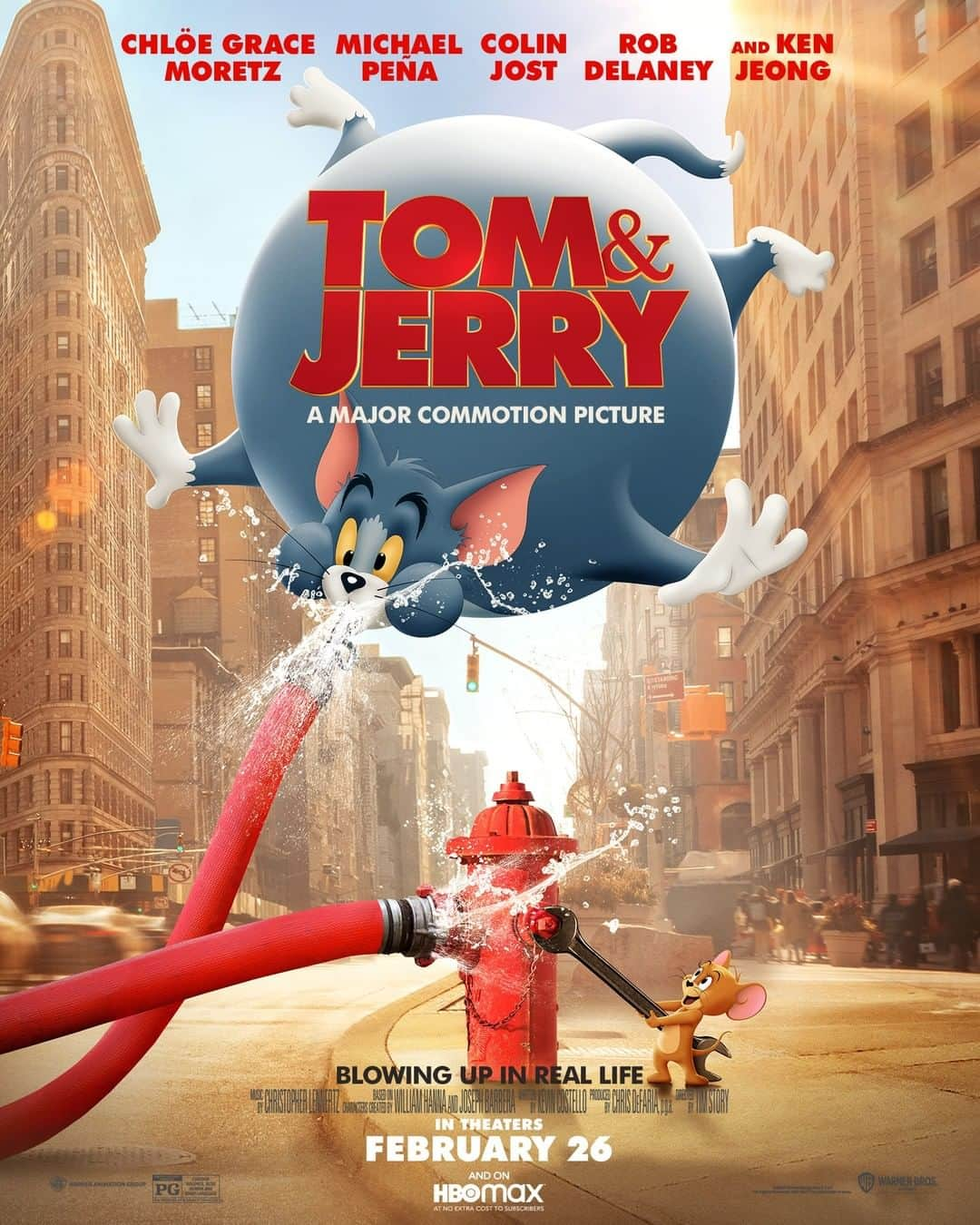 Warner Bros. Picturesさんのインスタグラム写真 - (Warner Bros. PicturesInstagram)「Re-post: @tomandjerry  Tom and Jerry star in a major commotion picture – see their movie in theaters and streaming exclusively on @HBOMax February 26. #TomAndJerryMovie」1月14日 2時01分 - wbpictures