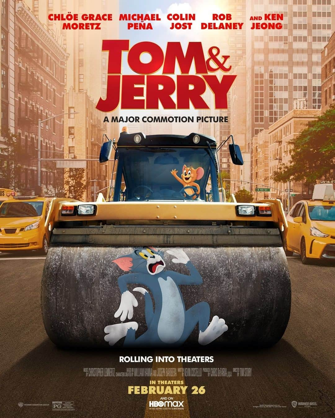 Warner Bros. Picturesさんのインスタグラム写真 - (Warner Bros. PicturesInstagram)「Re-post: @tomandjerry  Tom and Jerry star in a major commotion picture – see their movie in theaters and streaming exclusively on @HBOMax February 26. #TomAndJerryMovie」1月14日 2時01分 - wbpictures