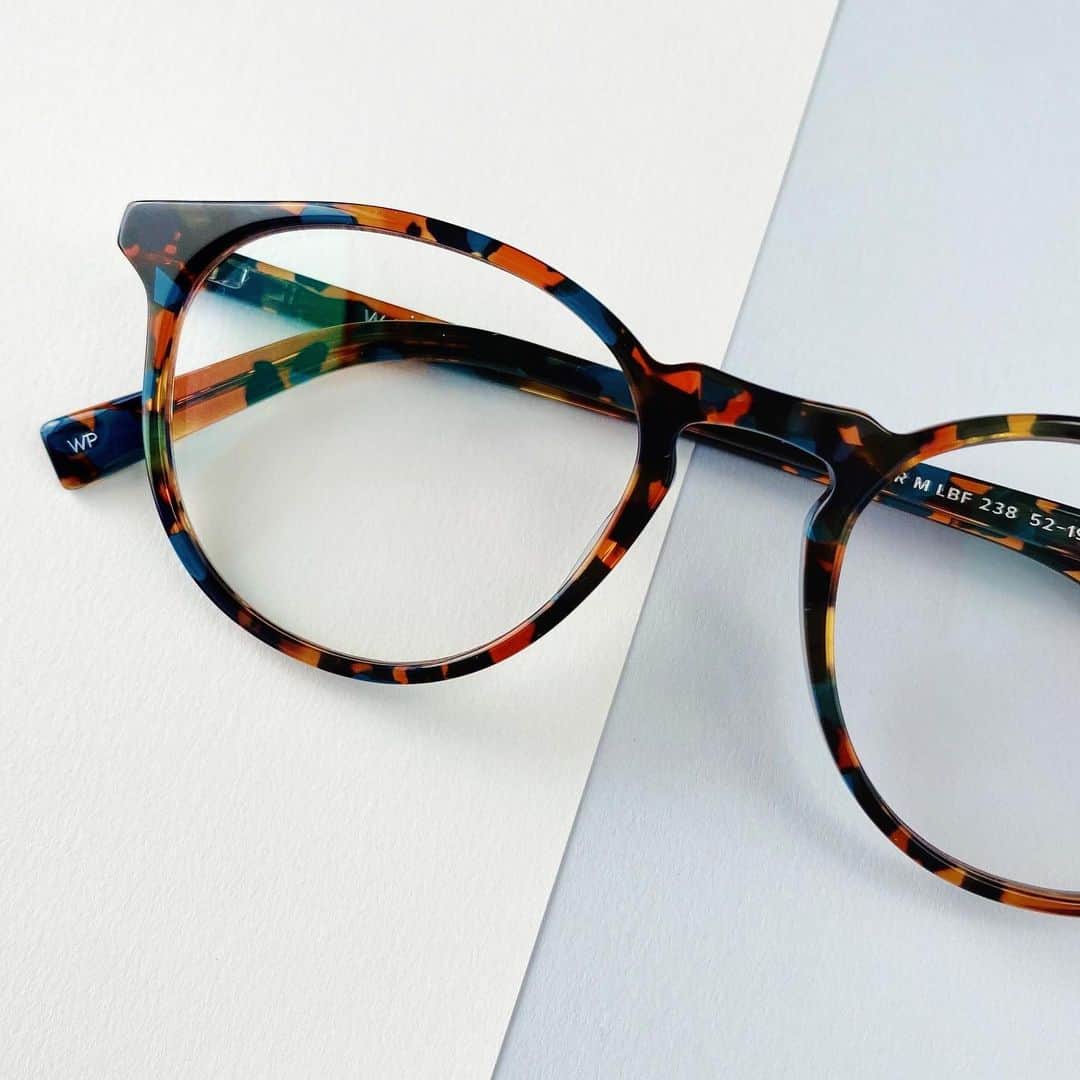 Warby Parkerのインスタグラム：「Hey, Teal Tortoise fans! Butler (from our Spring 2021 collection!) now comes in the popular color and is also available in Low Bridge Fit 👍」