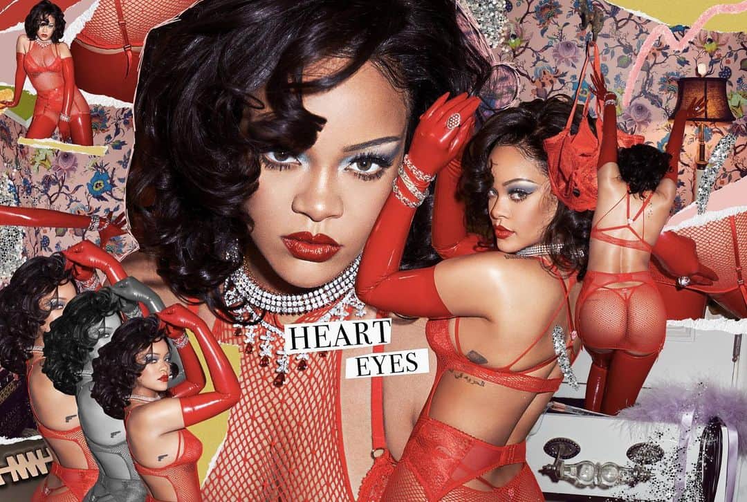 リアーナのインスタグラム：「The Valentine’s Day VIP box 😍 @savagexfenty」