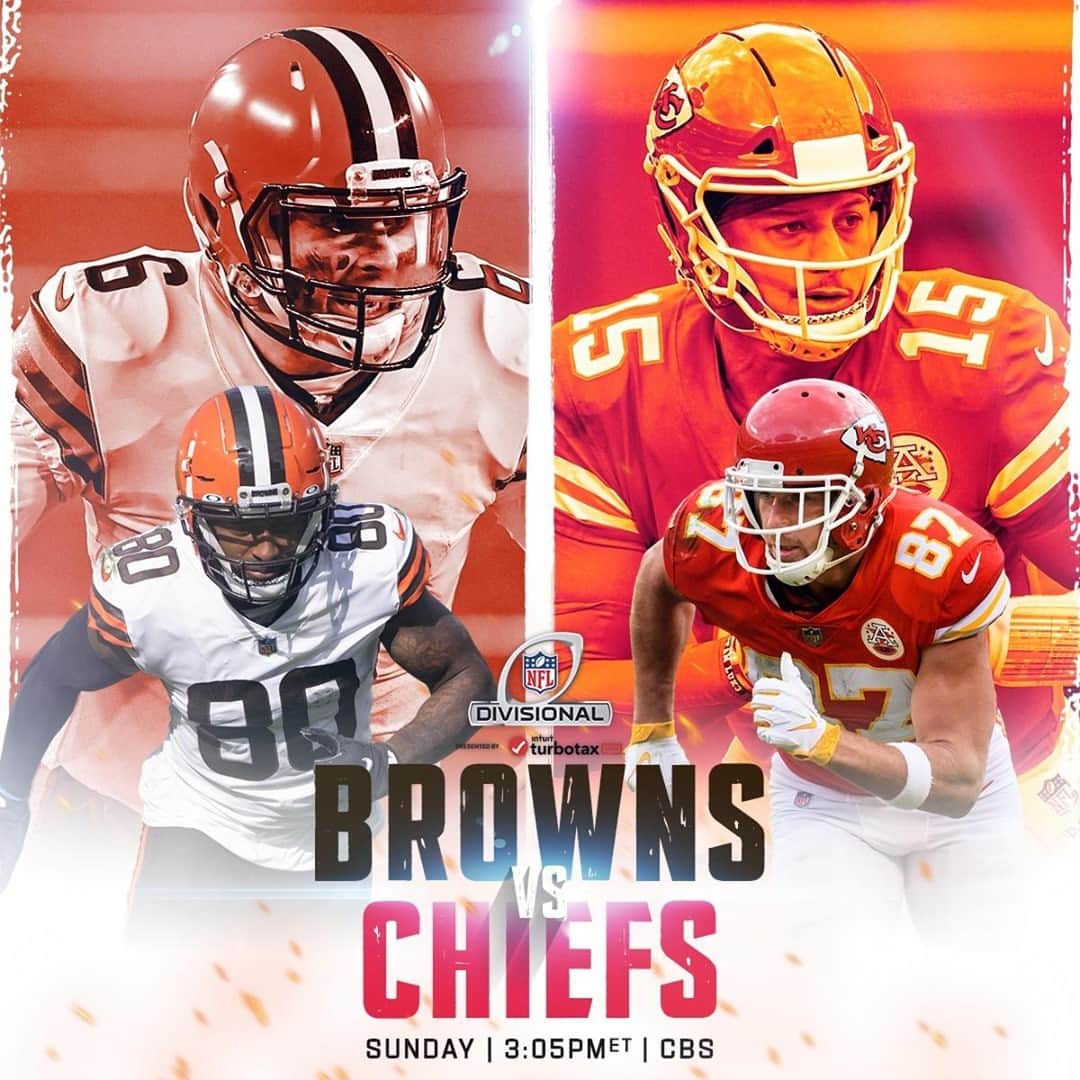 NFLさんのインスタグラム写真 - (NFLInstagram)「Baker & Jarvis or Mahomes & Kelce? #NFLPlayoffs ⁣ ⁣ 📺: #CLEvsKC -- Sunday 3:05pm ET on CBS⁣ 📱: NFL app // Yahoo Sports app」1月14日 4時30分 - nfl