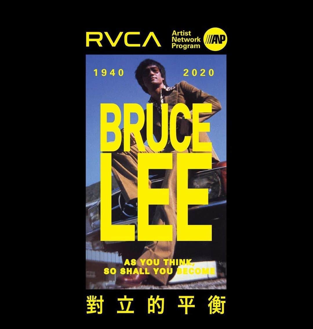 RVCA Japanさんのインスタグラム写真 - (RVCA JapanInstagram)「Just as RVCA represents the ‘Balance of Opposites’, this same idea was championed by @brucelee through the founding of his martial art philosophy, Jeet Kune Do — a balance of different combat disciplines often credited with paving the way for MMA and bridging East and West // Shop the limited #RVCAxBruceLee Collection // Link in bio // Photos: @delonbone @joetoreno  ⠀⠀⠀⠀⠀⠀⠀⠀⠀ #RVCA #BruceLee #balanceofopposites」12月30日 19時46分 - rvcajapan