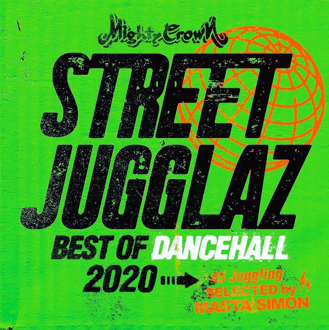 mastasimonのインスタグラム：「今日から発射！！ 今年のダンスホールの流れが1枚で分かる！2020ベスト！  #mightycrown #streetjugglaz #dancehall2020」