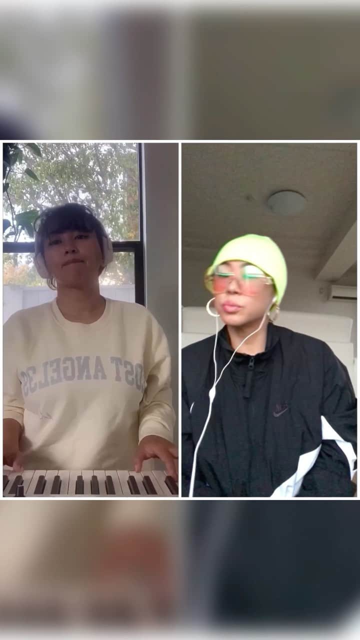 ルナのインスタグラム：「2020/4/20 緊急事態宣言中に インスタでUPした歌動画がきっかけでMINMIちゃんとのコラボしたLIVE VIDEO!! LA→JAPAN🎹🎼🎧. まだまだ壁は越えられてないけど、世界中の医療従事者さんへ感謝をし、残り1日皆んなが笑顔で新年を迎えられますように🎤.  LUNA / I believe... feat. MINMI @minmidesu   どうなっちまうんだ もう嫌なんだ 世界中が泣いてるんだ 愛してる人がいなくなってしまう前に  I believe... 家にいる事を I believe... 笑っていることを  助け合いたいね 守り合いたいね 繫げよう細やかなことから この地球を一つにココから 何が出来るか分からなくて 焦らなくても大丈夫だよ 今は地球も私も 深呼吸して良いんだよ イタリアはアメリカは東京じゃ大阪じゃ 情報や状況、違っても 皆んな誰かの愛しい人 大切な人  I believe... 家にいる事を I believe... 笑っていることを I believe...  助け合いたいね 守り合いたいね 繫げよう細やかなことから この地球に一つココから I believe...   #StayHome  #MINMI  #歌繋ぎ #緊急事態宣言」