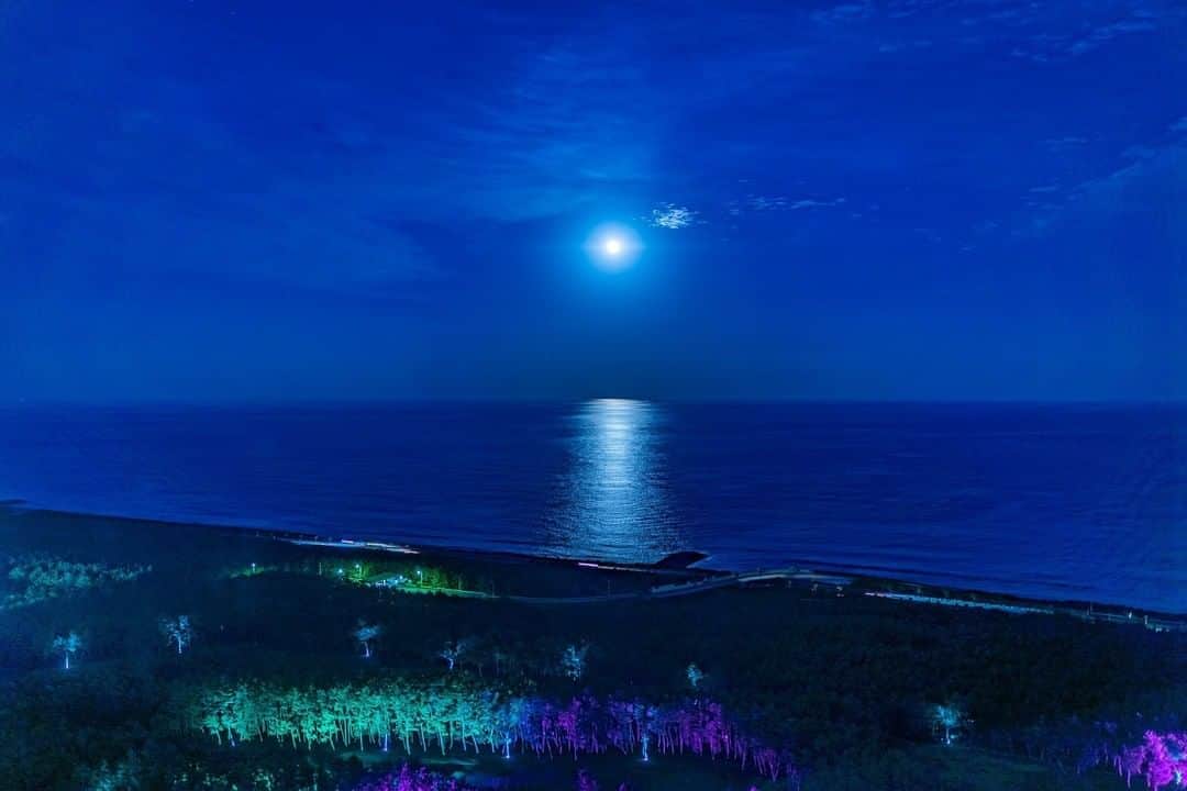 フェニックス・シーガイア・リゾートさんのインスタグラム写真 - (フェニックス・シーガイア・リゾートInstagram)「本日は今年最後の満月ですね。 コールドムーンと呼ばれているそうです。  シェラトン・グランデ・オーシャンリゾートにお泊りのお客様は、太平洋に現れる美しい「月の道」をご覧いただけます。深い藍色の世界へと一変する日没後、月に向かってまっすぐに続く「月の道」は、時を忘れてしまうくらい美しく、心奪われてしまう絶景です。ぜひお泊りの客室よりご覧くださいませ。 月の出時刻は17:23。17:50頃からが見頃でございます。 https://seagaia.co.jp/event-activity/activity/331  どうか・・・晴れますように・・・！  #月の道 #満月 #コールドムーン #絶景 #リゾートなひととき #シェラトングランデオーシャンリゾート #シーガイア #ごちそうシーガイア #宮崎 #リゾートホテル #fullmoon #moonroad #moonlight #SheratonGrandeOceanResort #SEAGAIA #MIYAZAKI #travel #hotellife」12月30日 17時40分 - seagaia_official