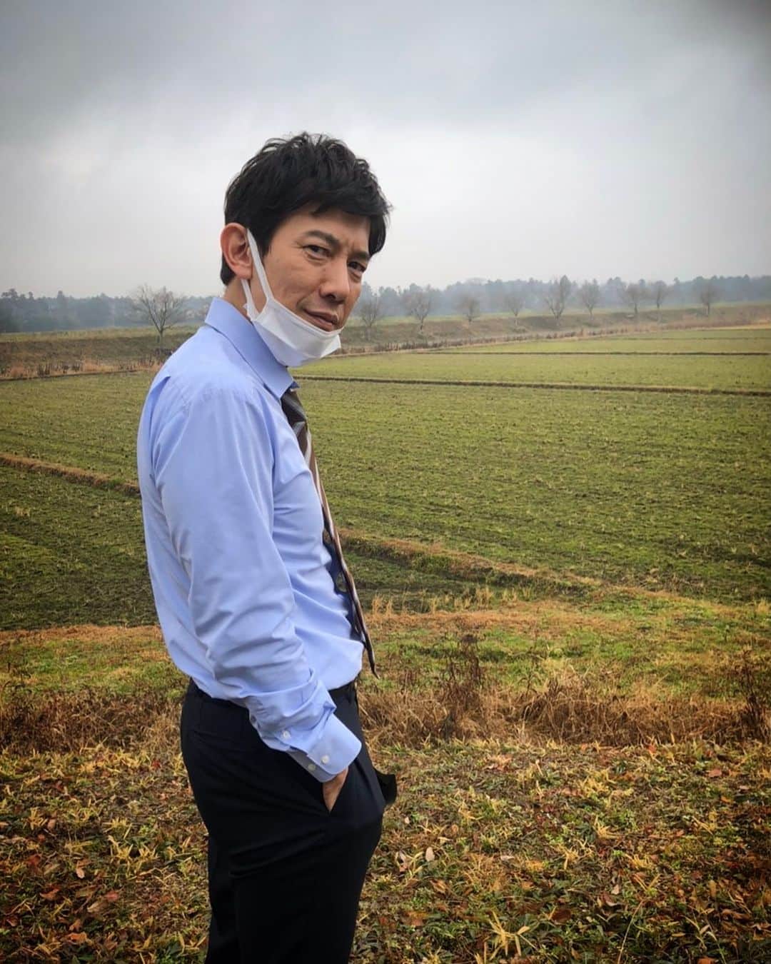 盛岡豊のインスタグラム：「クランクインして、年内終了。 今年一年ありがとでした🤗良いお年を。」