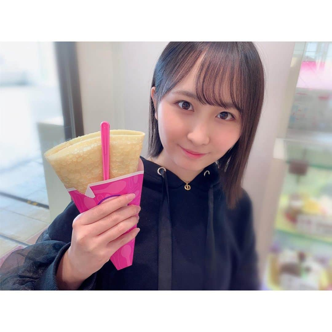 山邊歩夢さんのインスタグラム写真 - (山邊歩夢Instagram)「🍫🍨🧁 * * クレープ！ * * #サーティワン #サーティワンアイスクリーム #31アイスクリーム #31アイス #クレープ #チョコバナナ #チョコレート #チョップドチョコレート #スプーン」12月30日 19時22分 - ayuyamabe_official