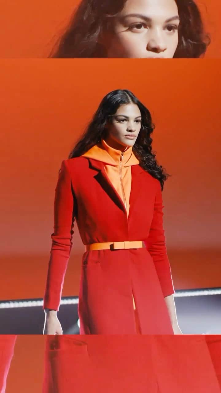 Fashion Weekのインスタグラム：「Coming in red hot 🌶 @brandonmaxwell Spring 2021, video c/o the designer.」