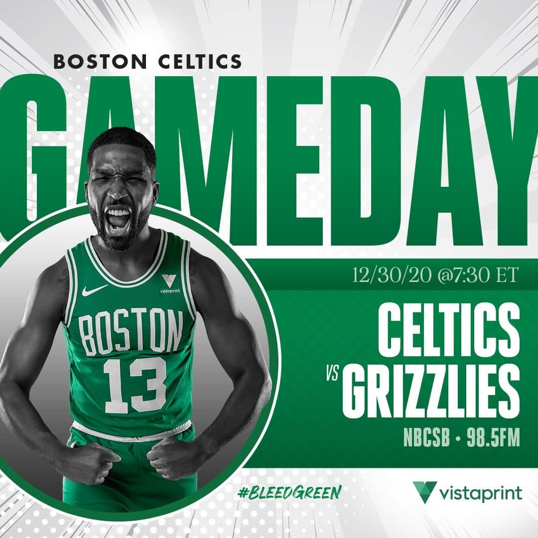 ボストン・セルティックスさんのインスタグラム写真 - (ボストン・セルティックスInstagram)「TONIGHT ☘️ Celtics vs @memgrizz, 7:30 p.m. on @nbcsboston and @985thesportshub #BleedGreen #BOSvsMEM #LetsGoCeltics」12月30日 23時46分 - celtics