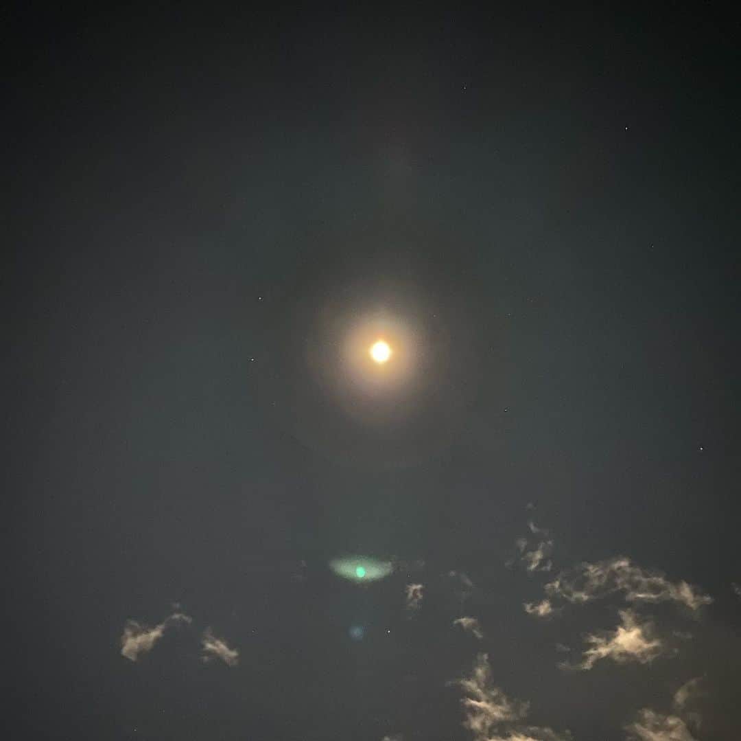MICHIRUさんのインスタグラム写真 - (MICHIRUInstagram)「今年最後の綺麗な満月🌝 きーんと冷たい空気に澄み渡った満月の光で明るい空。 今年も残すところあと一日。あっという間に過ぎ去って行く2020年。 今年は色々やった事ない事など色々やりました。 この一週間の激しいラストスパートで掃除もyogaもまともにやれなかった🥲 今夜は黒い月の瞑想をやってゆっくりお休み 💤 . #fullmoon #今年最後の満月」12月31日 0時00分 - barbiemichiru