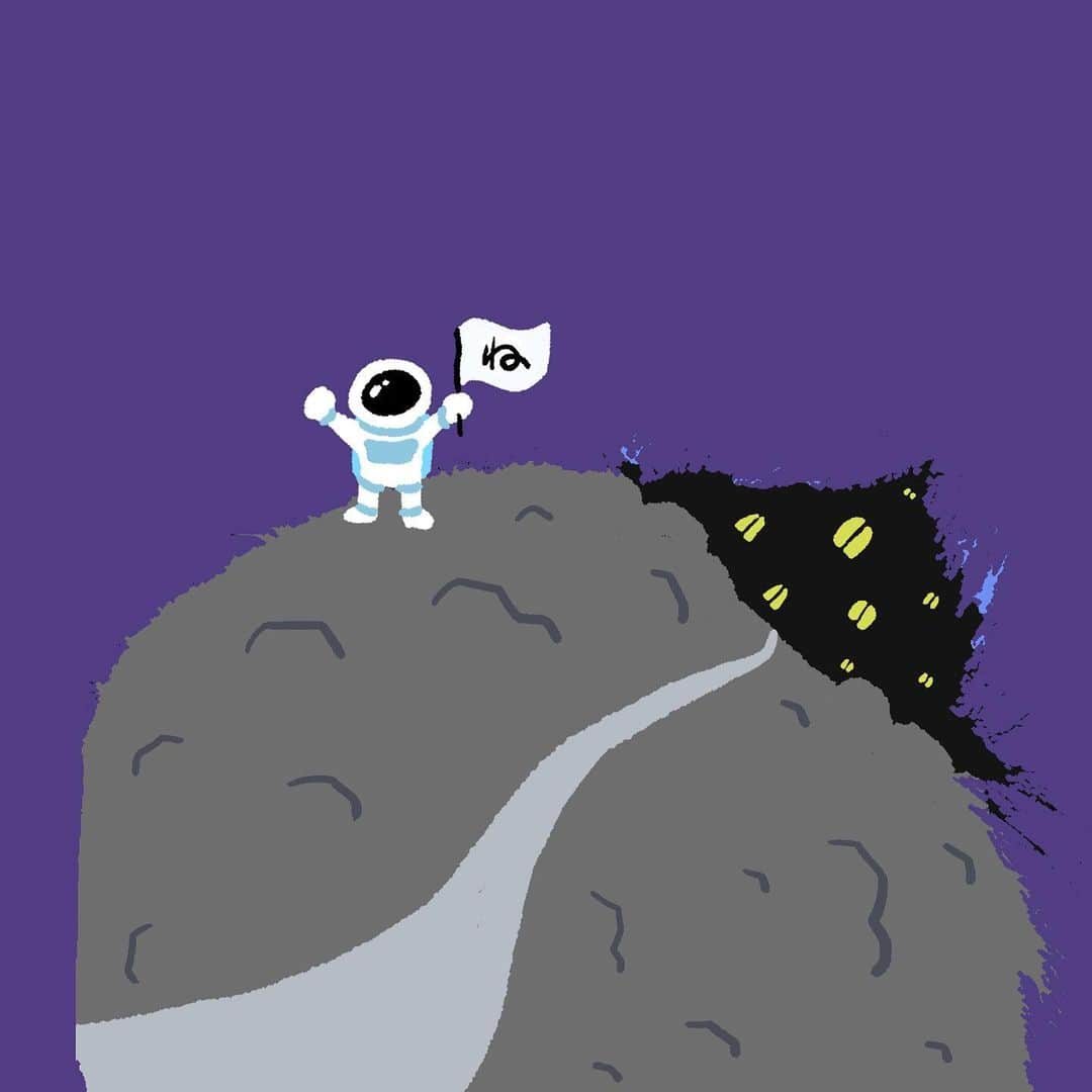 のインスタグラム：「【ねぐせ惑星】 きゃっする星　2020.12.30  #ねぐせ惑星#ねぐせ#寝癖 #illustration#illust#illustrations#paint#painting#drawing#イラスト#イラストグラム#髪型#ヘアースタイル」