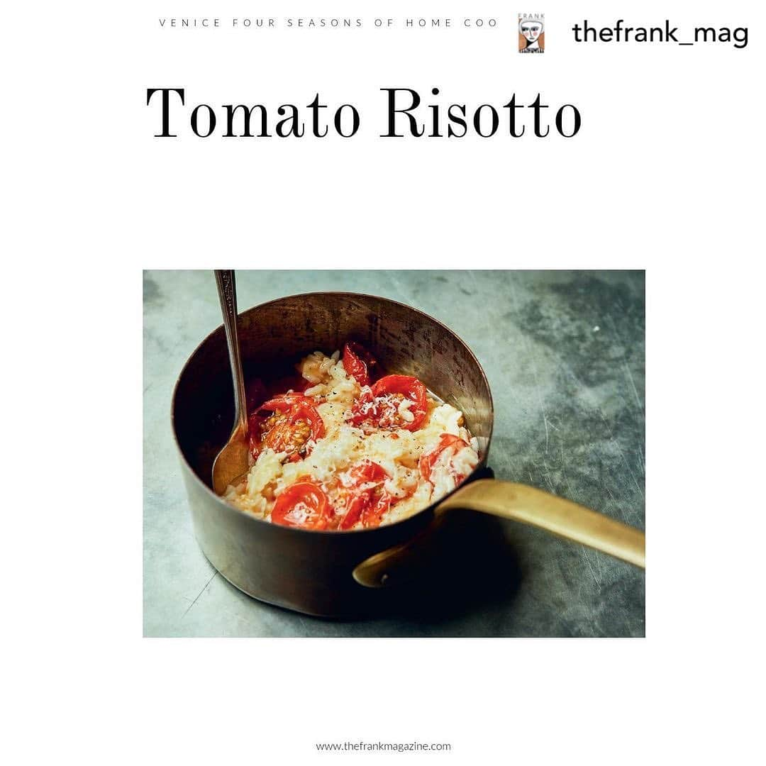 メラニー・サイクスさんのインスタグラム写真 - (メラニー・サイクスInstagram)「😋❤️🙏🏻 Posted @withregram • @thefrank_mag . Tomato Risotto is one of @russell_norman delicious Venetian winter recipes in this months issue. Go to the link in our bio for the latest edition of FRANK and to see this recipe and more of Russell’s “Four Seasons of Home Cooking” dishes.....Let’s get cooking 🧑🏼‍🍳   . Read more of FRANK (link in bio) ⭐️ . Follow F R A N K @thefrank_mag  . . . . #magazine #thefrankmagazine #women #publishing #frank #issuu #frankbyname #fashion #beauty #health #wellbeing #nononsense」12月31日 0時35分 - msmelaniesykes