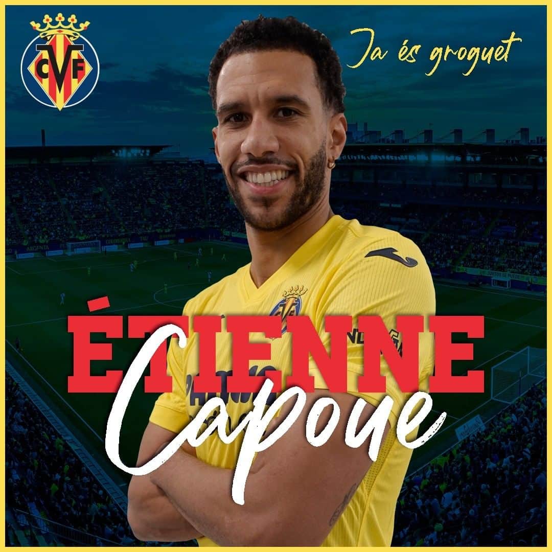 ビジャレアルCFのインスタグラム：「¡El club amarillo llega a un acuerdo con el @watfordfcofficial para el traspaso del centrocampista francés Étienne Capoue! . 💛¡¡𝗕𝗜𝗘𝗡𝗩𝗘𝗡𝗜𝗗𝗢 𝗔𝗟 𝗩𝗜𝗟𝗟𝗔𝗥𝗥𝗘𝗔𝗟!!!💛 . The Yellows have reached an agreeemnt with @watfordfcofficial for the signing of French midfielder Étienne Capoue! . 💛 WELCOME TO VILLARREAL!!! 💛 . #futbol #football #soccer #laliga」
