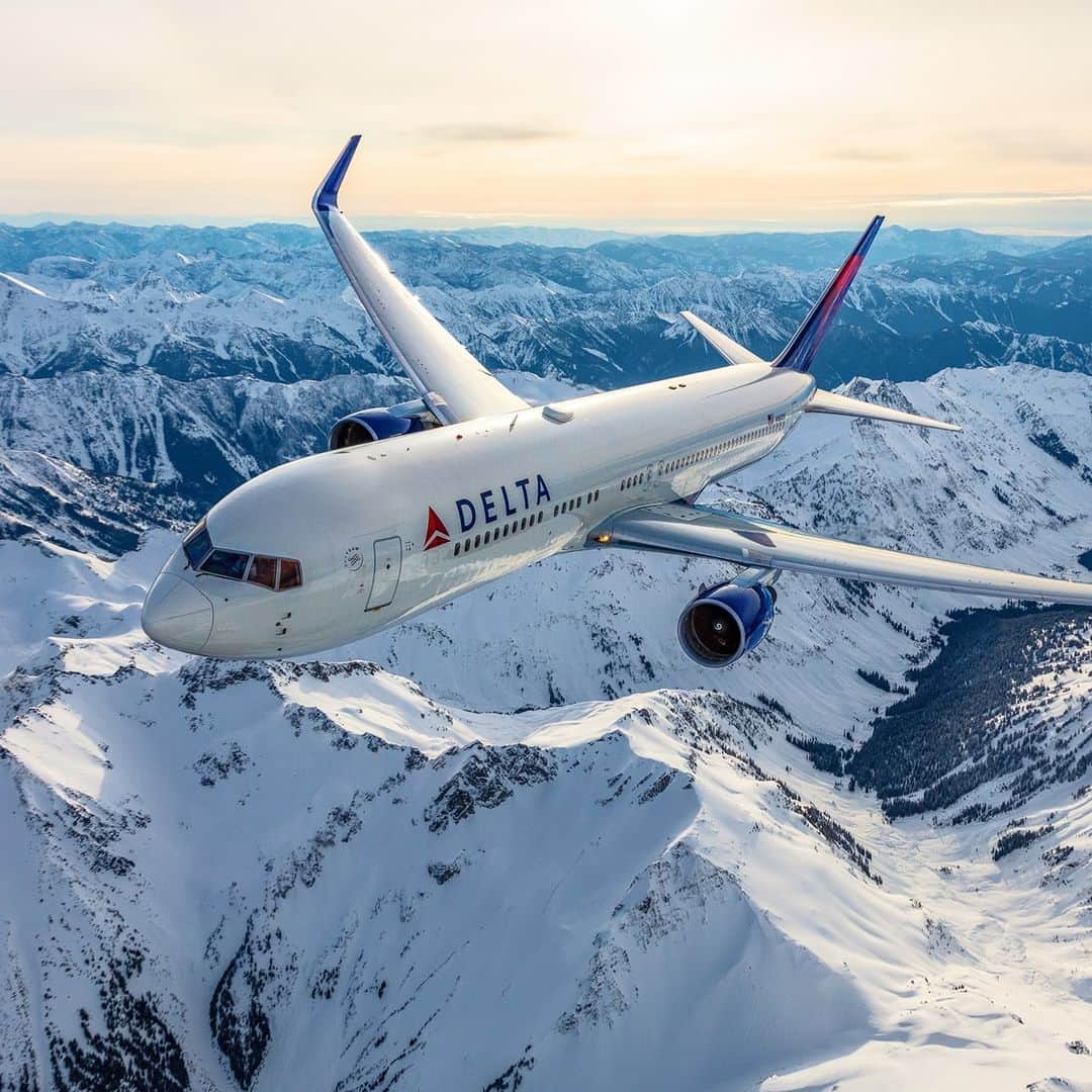 デルタ航空のインスタグラム：「Haters will say it’s photoshopped.」