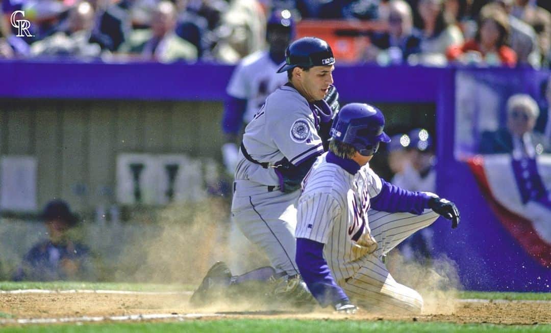 コロラド・ロッキーズのインスタグラム：「Ring in the new year with Rockies baseball! The first game in club history, Opening Day 1993 in New York, is on Rockies Classics this week: YouTube.com/Rockies」