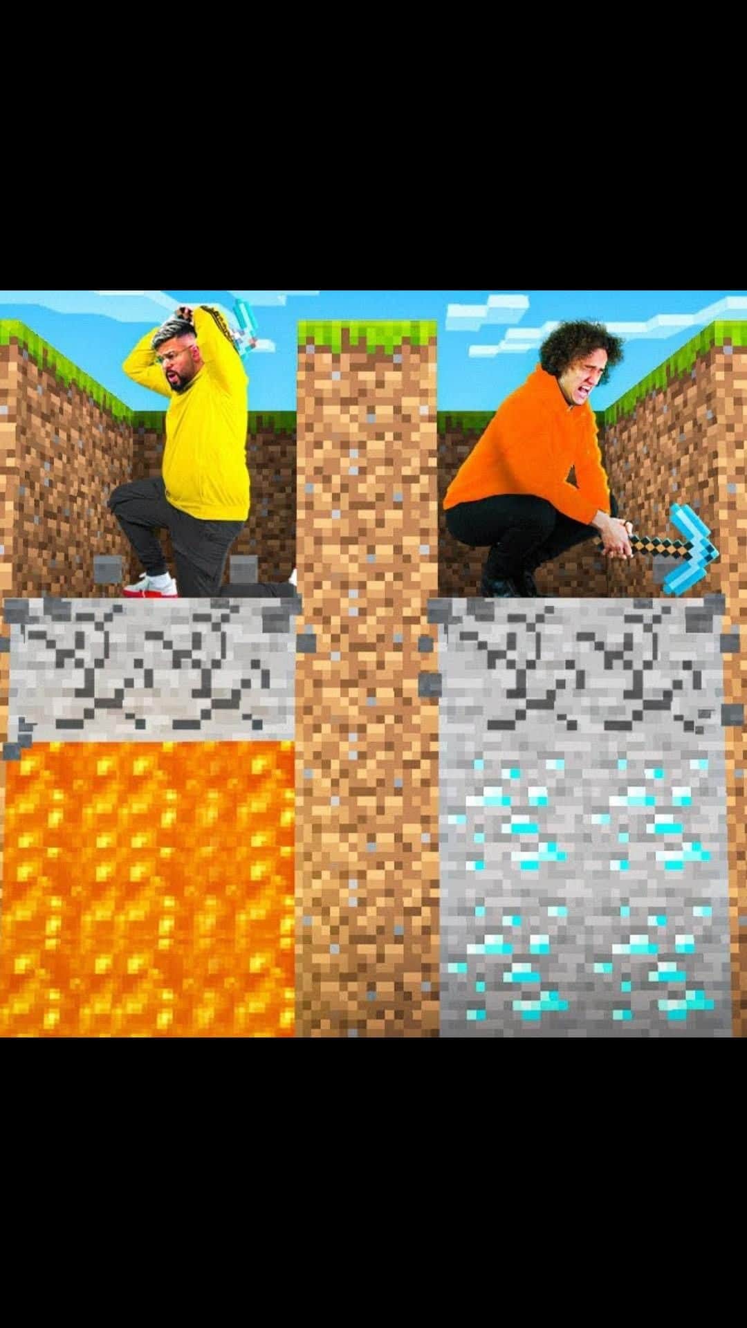 Kwebbelkopのインスタグラム：「Minecraft But You Can Only Dig STRAIGHT DOWN!  #insane #minecraft #challengeaccepted #gaming #gamer #kwebbelkop」
