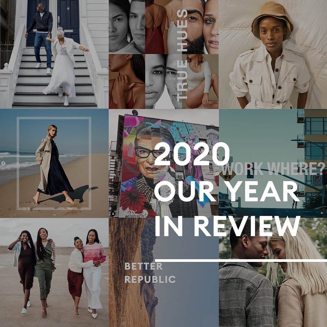 Banana Republic のインスタグラム：「As we prepare to usher in a new year and brighter days ahead, we're looking back on the past year, reflecting upon the moments that will help shape our commitments in 2021.  Head to the link in bio and see how we faced the challenges of 2020 and how we're stepping up to meet them in 2021.」