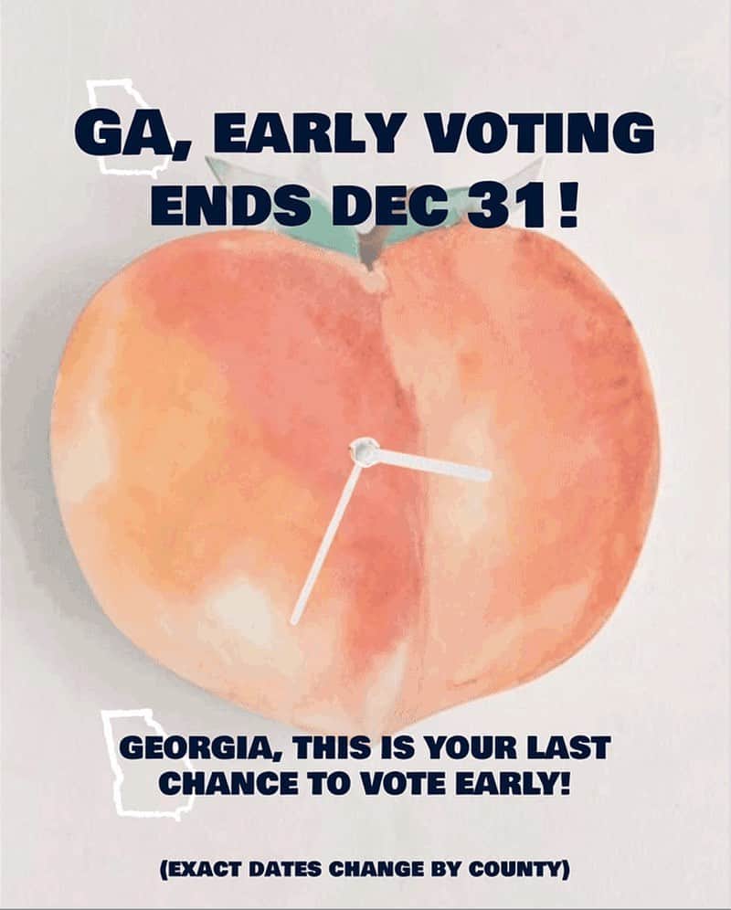 ジェフ・ペリーさんのインスタグラム写真 - (ジェフ・ペリーInstagram)「Georgia - Don't miss your chance to vote early! If you requested an absentee ballot, return your completed ballot at an in-person early voting site, your local board of elections office, or a dropbox in select counties! If you didn't, there's no time to waste! Beat the long lines and get to the polls now! #EyesOnGA #GAVotes See my link in bio for more. 🍑👌」12月31日 4時14分 - jeffperryreal