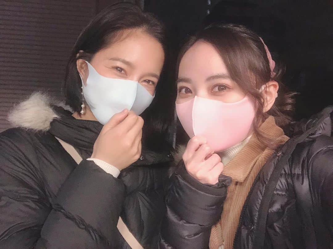 山下由奈さんのインスタグラム写真 - (山下由奈Instagram)「今年のうちに会えました🌷 短い時間だったけど顔見れて満足。 #九州組 #福岡#長崎 #今年は大人くしく東京で過ごします #ゆいまる#ちびまる #舞台サクラ大戦 #花組#芽組」12月31日 15時53分 - yamashitayuna