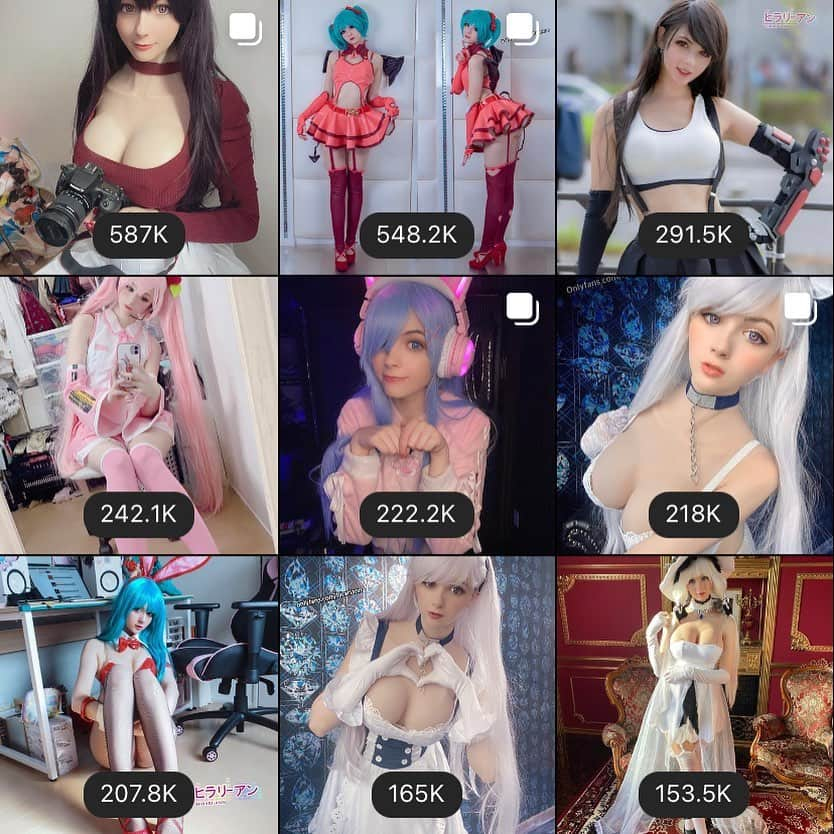 Hirari Ann（ヒラリー アン）さんのインスタグラム写真 - (Hirari Ann（ヒラリー アン）Instagram)「This year's top photos on Instagram! :) my top photo had 30k likes... I hope the Instagram gods will like me again next year 🤗🥰❤️」12月31日 15時13分 - hirariann