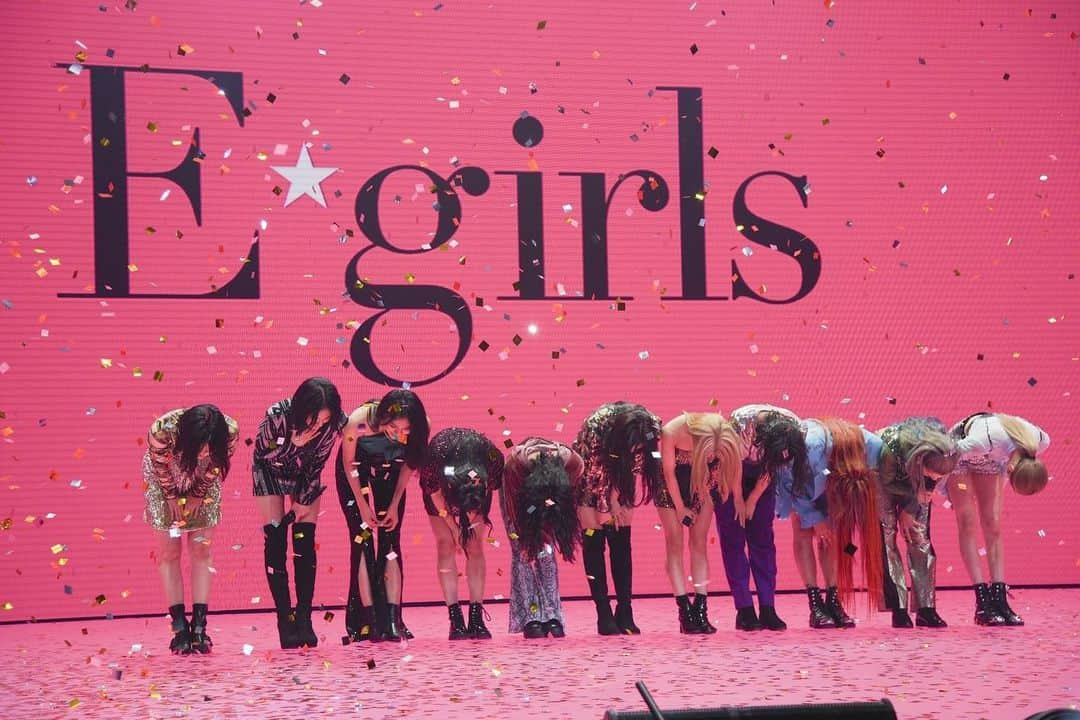 E-girlsのインスタグラム：「🌸🌸🌸﻿ いつも、E-girlsを応援してくださっている皆さんへ﻿ ﻿ 9年間応援していただきありがとうございました✨﻿ たくさんのファンの方々に支えていただいたなと﻿改めて思います！﻿ 皆さんのおかげで素敵な景色を﻿ たくさん見させていただきました😌﻿ ﻿ 一人一人が決めたそれぞれの道を﻿ これからも温かく見守っていただけたらと思います！﻿ 引き続き、応援のほど宜しくお願いします!!﻿ ﻿ #Egirls﻿ #WeareEgirls﻿  @sayaka_happiness_official  @kaede__happiness__official  @yurino_happiness  @fujii.karen____official  @annastagram.official  @reina.washio.official  @nozomibando_official  @sato_harumi__official  @anna_ishii_official  @yamaguchi_nonoka_official  @yuzuna__takebe__official」