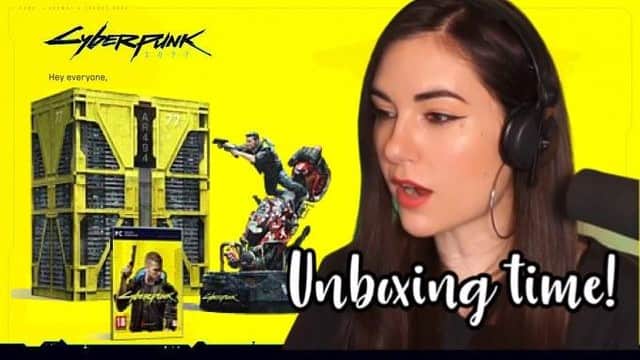 サーシャ・グレイのインスタグラム：「What is inside The Collector's Edition from @cyberpunkgame ?  https://m.sashagrey.com/CyberpunkUnboxing」