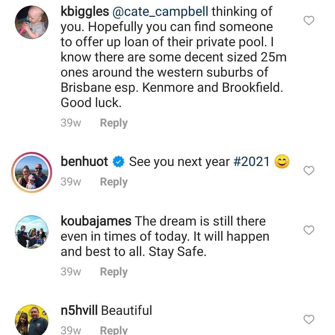 ケイト・キャンベルさんのインスタグラム写真 - (ケイト・キャンベルInstagram)「HIGHLIGHTS of 2020. Like many of you, 2020 did nothing for my CV (or Wikipedia Page). It wasn’t a year for professional development, rather personal development. I usually evaluate my year on my performance stats – so if I’m using that metric, 2020 was a complete dud. But if I evaluate this year on activities and people who brought me joy, there is still plenty to celebrate. So, in no particular order, swipe through my 2020 HIGHLIGHTS:  1. Mardi Gras with  @officialjohnmason, @danielkowalski775 and @elliotlondon. By far the most accepting, welcoming and colourful event I have ever been to.  2-3. Scuba Diving adventures with the Winter Mermaids. Planning adventures with these guys gave me something to look forward to – and even better, our plans never got cancelled!  4. Meeting @benemaggs and @yourfriendmaxi – at the beginning of this year I was struggling with loneliness in Sydney, but meeting you guys helped change that.  5. Trying furniture restoration (and a new found love of Bunnings). I’ve loved giving old furniture a new lease on life with a bit of sanding and a lick of paint (insert any number of metaphors here)  6. Lockdown Sunrises – you guys have heard me wax on enough about them.  7. All the wonderful, kind messages I received from you all – especially after the announcement the Olympics were being postponed.  8. Getting the chance to explore Sydney  9. Game face for 2021 💪  While I am VERY happy to see the back of 2020 – it has been challenging to say the least – I am so grateful for everyone who has stood by me. I’d particularly like to give a shout out to @arenawaterinstinct, @avene_au , @allianz.australia, @nswinstituteofsport, @nswswimming, @au_tla. Thank you for continuing to support me on this wild ride. I’m looking forward to entering an Olympic Year again in 2021!」12月31日 9時36分 - cate_campbell
