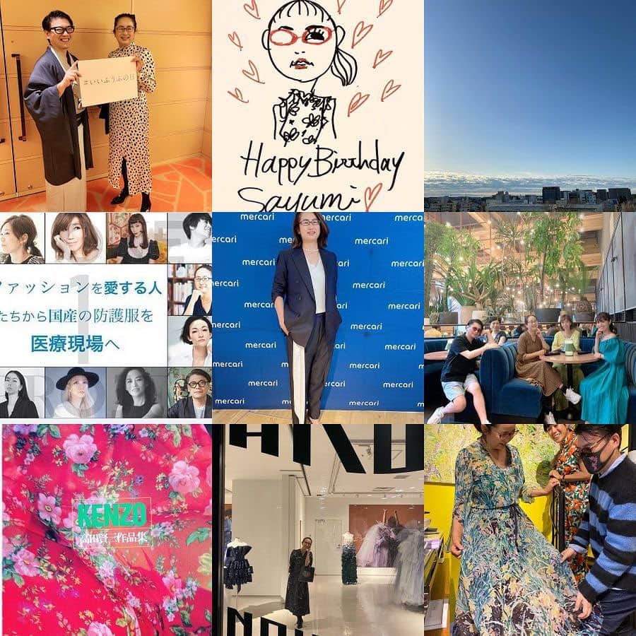 軍地彩弓のインスタグラム：「振り返れば、今年も人に救われたでした。 激動の一年。世界も自分の環境も、すっかり変わってしまったけど、いつも人に支えられているんだなあ、と。 あの時が分岐点だったと振り返れる2020。距離があっても近くに感じた一年。 今までも、これからもありがとう。幸せです❤️  #newyeareve2020  #大晦日 #bestnine2020」