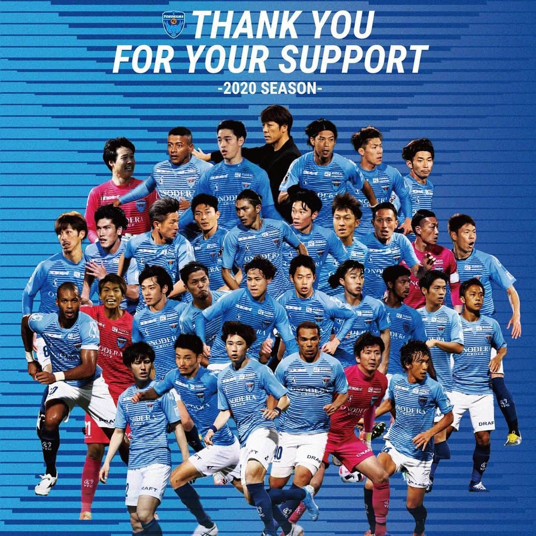 横浜FCさんのインスタグラム写真 - (横浜FCInstagram)「- 2020シーズンも熱いご声援ありがとうございました。 新型コロナウイルスが流行する大変な状況下、様々な方々のおかげでクラブとしては、13年振りのJ1リーグを戦い抜く事ができました。 2021シーズンはより厳しい戦いとなりますが、より多くの笑顔と歓喜の瞬間を迎えられるよう、サポーターの皆様と共に歩んでいきたいと思います！ - #yokohamafc #横浜FC #RECORDTHEBLUE #JLEAGUE #Jリーグ」12月31日 10時46分 - yokohamafc_official