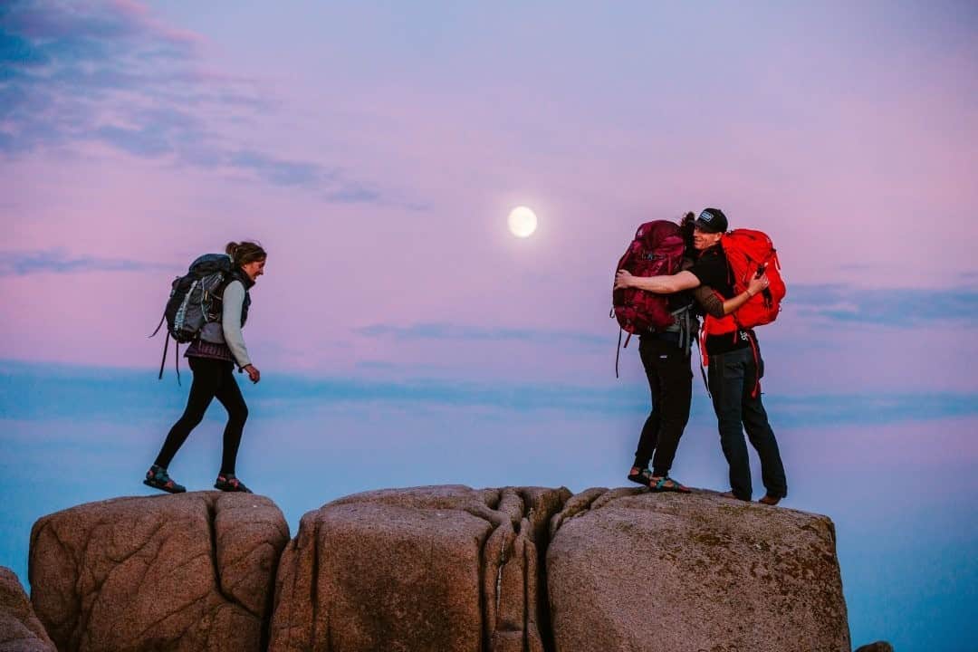 のインスタグラム：「Made it up just in time for that twilight glow.」