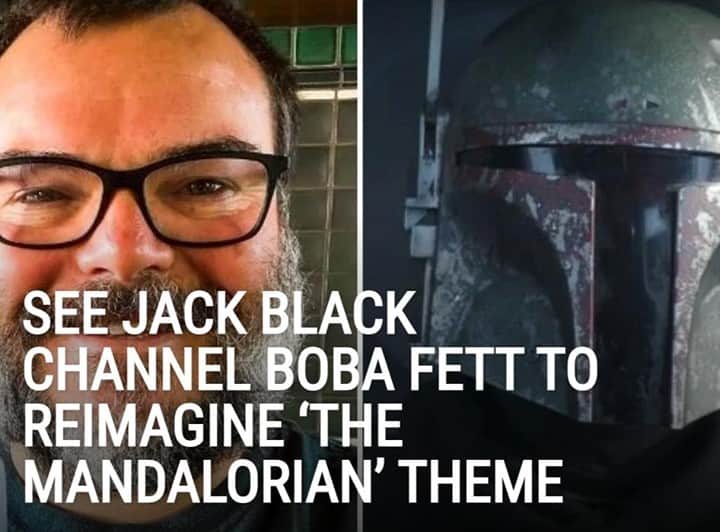 Alternative Pressさんのインスタグラム写真 - (Alternative PressInstagram)「WATCH: @jackblack is truly channeling The Force and giving a nod to Boba Fett in this hilarious reimagining of '@themandalorian' theme song⁠ LINK IN BIO⁠ .⁠ .⁠ .⁠ #jackblack #themandalorian #bobafett #starwars #altpress #alternativepress」12月31日 13時01分 - altpress