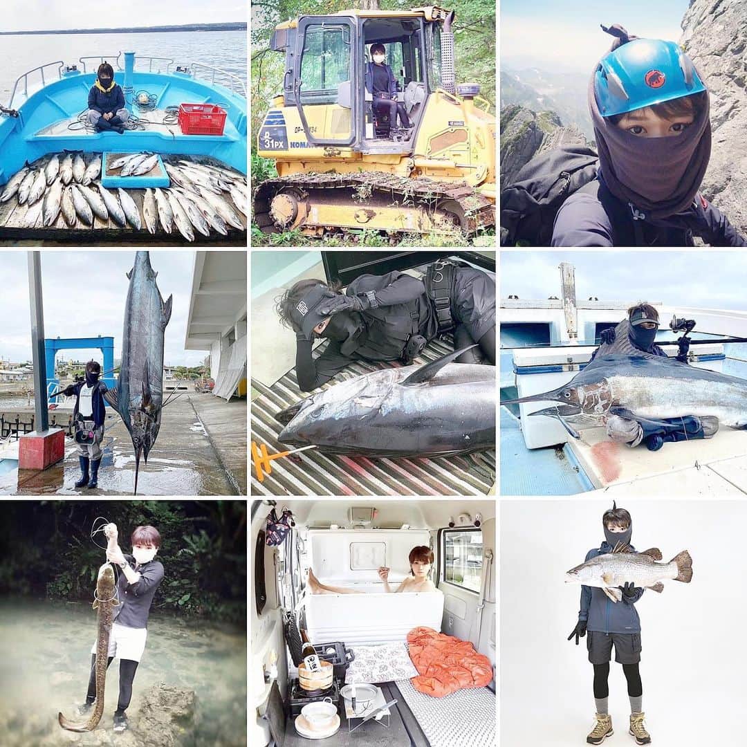 スーパーナブラのインスタグラム：「． ． 2020ベストナイン ． ❶ 半日で30本！鮭大爆発⚡️ ❷ 北海道で大きな工事をはじめました ❸ 剱岳は最高でえす ❹ 167kgブルーマーリン ❺ わたしより20kgほど重いクロマグロ ❻ 辰兄のルアーでブラックマーリン ❼ 淡水のモンスター200万回再生！ ❽ 車中浴100万回再生😅 ❾ 事務所入ったけどすぐ辞めた🙏 ． わたしの場合インスタからすべてがはじまりました インスタで関わってくださる方々が本当に大好きです！ 来年もよろしくお願いします🙇‍♀️ 本日21時よりYouTubeで年末ライブを予定しているので一緒に楽しんでもらえたら嬉しいです🍻 ． ． #北海道#釧路 #開拓#鮭釣り#登山#弟子屈#川湯温泉 #特急#はるか#露天風呂#足湯#車中泊 #景色#釣り#ブラックバス#バス釣り #発見#おでかけ#女子旅#ツーリング#魚 #自然#釣り#釣りガール#youtuber」