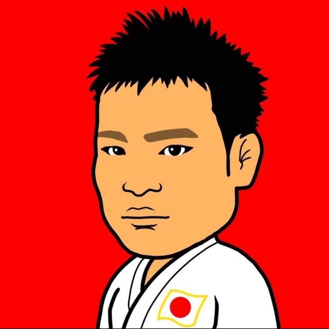 海老沼匡のインスタグラム：「新年、あけましておめでとうございます🌅 昨年は大変お世話になりました🙇‍♂️ 本年も、よろしくお願い致します❗️ 皆様にとりまして、幸多き一年でありますよう願っております。 #2021 #謹賀新年🎍 #覚悟と挑戦 #ひとつひとつ @ishikawa_judo0726 さんにイラスト描いてもらったものです」