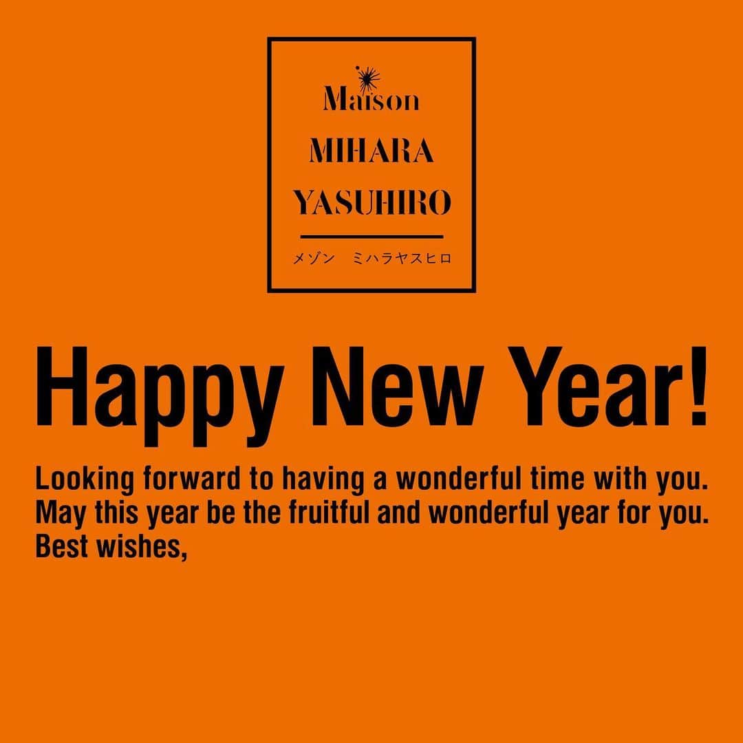 ミハラヤスヒロさんのインスタグラム写真 - (ミハラヤスヒロInstagram)「Happy New Year 2021 from #MaisonMIHARAYASUHIRO .」1月1日 0時01分 - miharayasuhiro_official