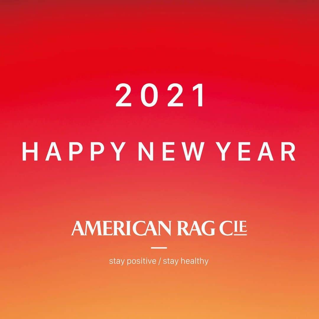 のインスタグラム：「.  Happy New Year 2021  I wish you a year filled with peace, good health and happiness.  #アメリカンラグシー  #americanragcie」
