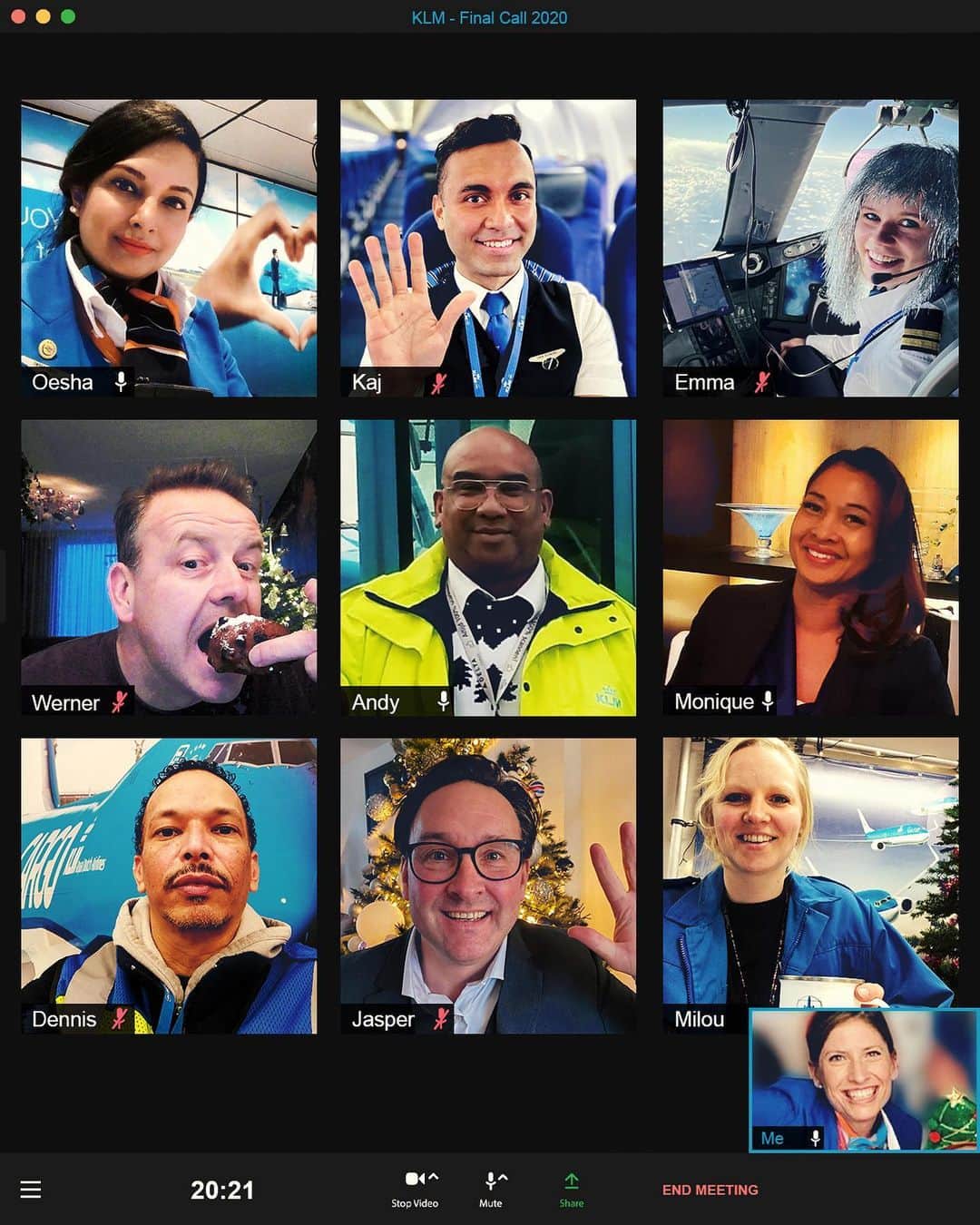 KLMオランダ航空さんのインスタグラム写真 - (KLMオランダ航空Instagram)「2021 calling!✨🎇 #KLM #newyear #2021 #nye #happynewyear」1月1日 0時43分 - klm