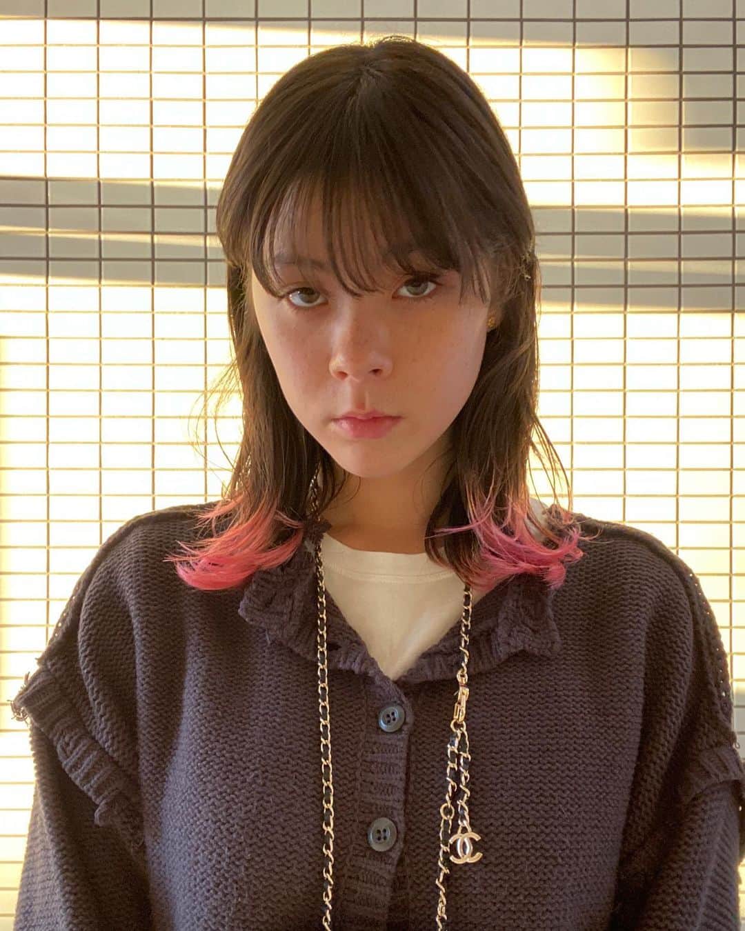 エモン・久瑠美さんのインスタグラム写真 - (エモン・久瑠美Instagram)「New hairstyle on the last day of 2020 🎀　期間限定カラー楽しみます🎀　皆様良いお年を💕」12月31日 16時31分 - kurumixo_
