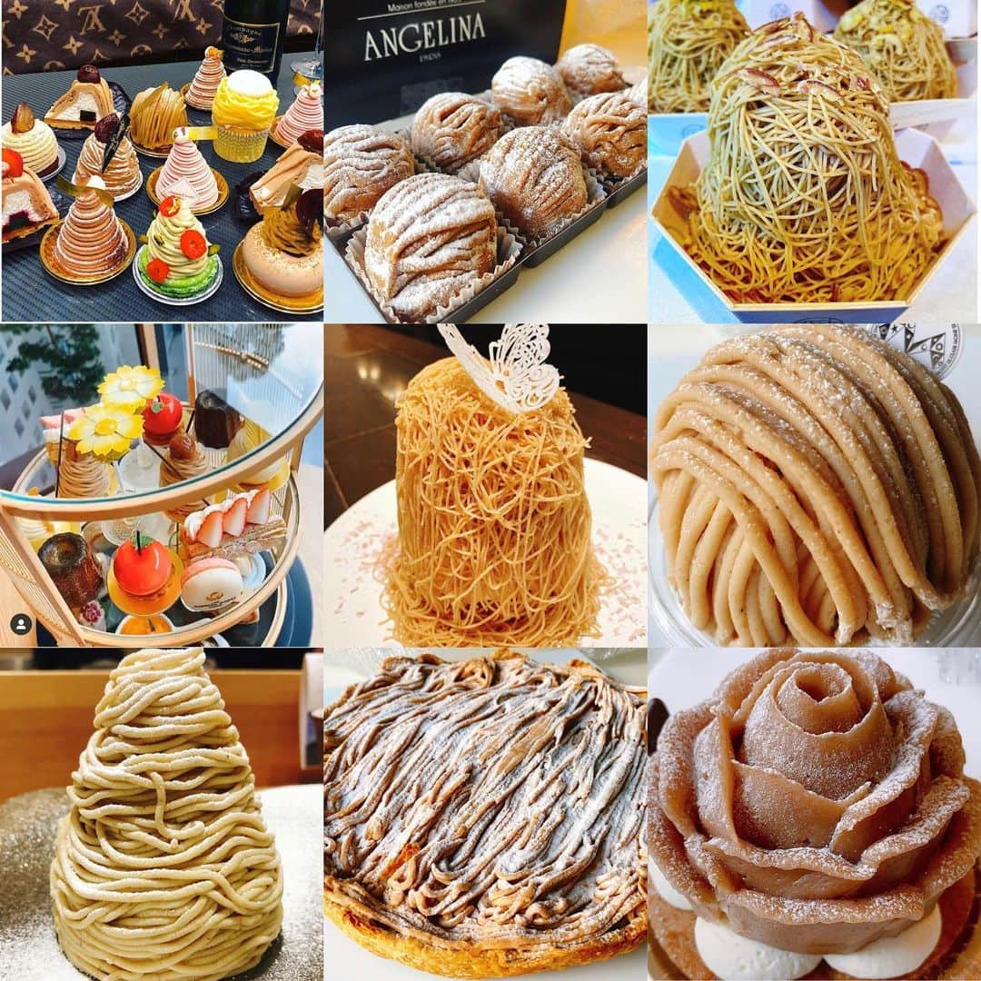 のインスタグラム：「#2020bestnine  2020年ベストナインでございます〜  今年の投稿の中で「いいね！」が多かった画像・動画です。  今年の傾向は3つ‼️ ①テレビ出演しご紹介したもの ②しぼりたて などリールと連動した動画 ③例年より、多種撮りが人気  🔻  1位「モンブランの世界」 出演しご紹介したモンブランを持ち寄って3人で食べた時のもの。 私の投稿は、比較的「1つのモンブランを写したもの」が強い傾向でしたが、テレビの影響と豊富なモンブランの種類の華やかさ リッチ感から堂々1位でした ももちゃん、しほりん 一緒に食べてくれてありがとう  2位 アンジェリーナ プティモンブラン アンジェリーナさんのモンブランはパリの投稿含め いつも人気が高め  3位 栗歩 原宿店 テイクアウトのモンブランソフト 動画は リールと連動 珍しく3つ縦撮りにしたら、好評でした  4位 ザ キャピトルホテル東急 アフタヌーンティー  圧倒的なモノの良さとリールと連動し、モンブラン以外の投稿ではダントツ人気  5位 ル ショコラ ドゥ アッシュ 銀座もんぶりん カリスマパティシエ 辻口シェフの動画シーンと、リールと連動した事で人気。 入刀だけを投稿した際も評判良かったです  6位 モンサンクレール  利平栗モンブラン 王様のブランチ 出演、ジャニーズのジェシーさんが試食してくださいました。 お取り寄せほ大きな利平栗モンブランも人気でした  7位 モンブランスタイル モンブラン  この店のモンブランは、かなりの頻度、おそらく最多で投稿していますが いつも人気。正直 画像が似ているなと思っていても、毎回 いいね！数が多いモンブランです  8位 お取り寄せ店  にれい  モンブランタルト ちょうど #おうちスイーツ の時期でもあったせいか かなりお問い合わせも頂いたモンブランタルト。おいしいですよ〜  9位 銀のぶどう モンブランローズ デパ地下モンブランで NIKKEIプラス1 全国2位のお品♡つい最近も テレビ出演し ご紹介しました。どの角度から撮影してもキレイ！  。。。 Special thanks‼️ @kazuhisa_takahashi861114  @taisuke__endo  @eguchikazuaki  @sasa1_taka4  @kouchandai  @royalparkhotel.tokyo  @de_limmo  @patisserie__camelia  @patisserie.asakoiwayanagi  @angelina_paris  @kuriho_harajuku  @thecapitolhoteltokyu  @htsujiguchi  @lechocolatdeh_ginza  @wakabayashi_chocolat  @mont_st_clair_  @montblancstyle  @momoko_golf  @shihorin24   あ！私ごとですが、2020年から自撮りも投稿し出しました。フォロワーさんは増えて下さいましたが、やはりモンブランの投稿が人気です。😂笑  2021年もどうぞ宜しくお願い申し上げます❗️  #モンブランの世界#栗#和栗#栗スイーツ#モンブラン#里井真由美#里井ワグリーナ真由美#ワグリーナ#ワグリーナ真由美#japan#アフタヌーンティー#零食#さといいね#스위트#ありが糖運動#まゆログ#甜食#着物#フードジャーナリスト里井真由美#断面モンブラン#kimono#kimonostyle」