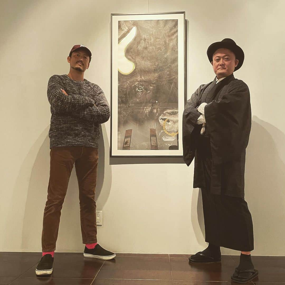 池内博之さんのインスタグラム写真 - (池内博之Instagram)「新宿高島屋にて2021年1月11日まで  タノシミ  #新宿高島屋 #水墨画」12月31日 17時52分 - hiroyuki.ikeuchi