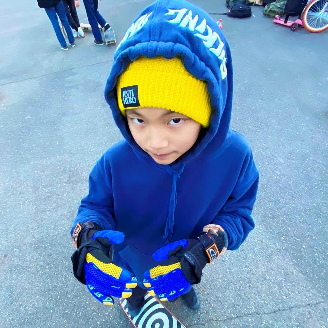 DJ DARUMAのインスタグラム：「TOTO SK8 2020🛹💙💛」