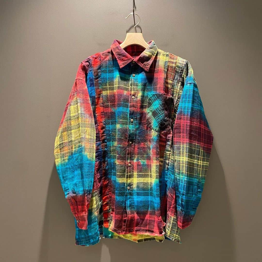BEAMS JAPANさんのインスタグラム写真 - (BEAMS JAPANInstagram)「＜Rebuild by Needles＞ Mens Flannel 7 Cuts Wide Shirt-Tie Dye ¥23,000+TAX Item No.11-11-6713 BEAMS JAPAN 2F ☎︎03-5368-7317 @beams_japan #rebuildbyneedles #needles #beams #beamsjapan #beamsjapan2nd Instagram for New Arrivals Blog for Recommended Items」12月31日 18時03分 - beams_japan