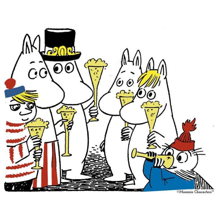 ムーミンさんのインスタグラム写真 - (ムーミンInstagram)「We wish you a new year filled with adventures and love!❤️ Happy and Moominous New Year 2021! 😍 ✨ ❤️ #ToveJansson #Moomin #moominofficial」12月31日 18時48分 - moominofficial