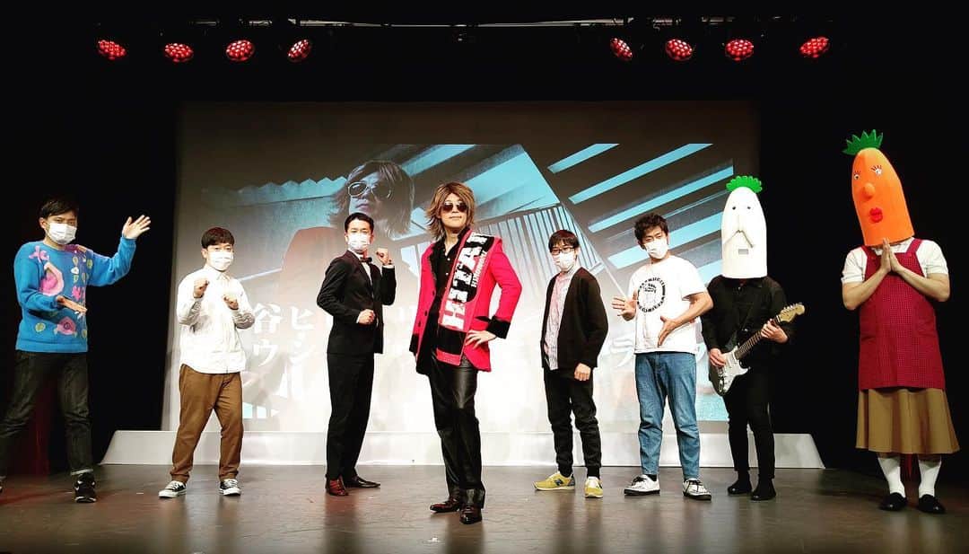 はいじぃのインスタグラム：「大晦日は佐久間さんのライブ2本に出させていただき仕事納めでしたー！  ご来場、ご視聴くださった皆様ありがとうございました！  これ以上ない締めくくりになりました！  さあ、楽しい気持ちで年を越しましょう！！」