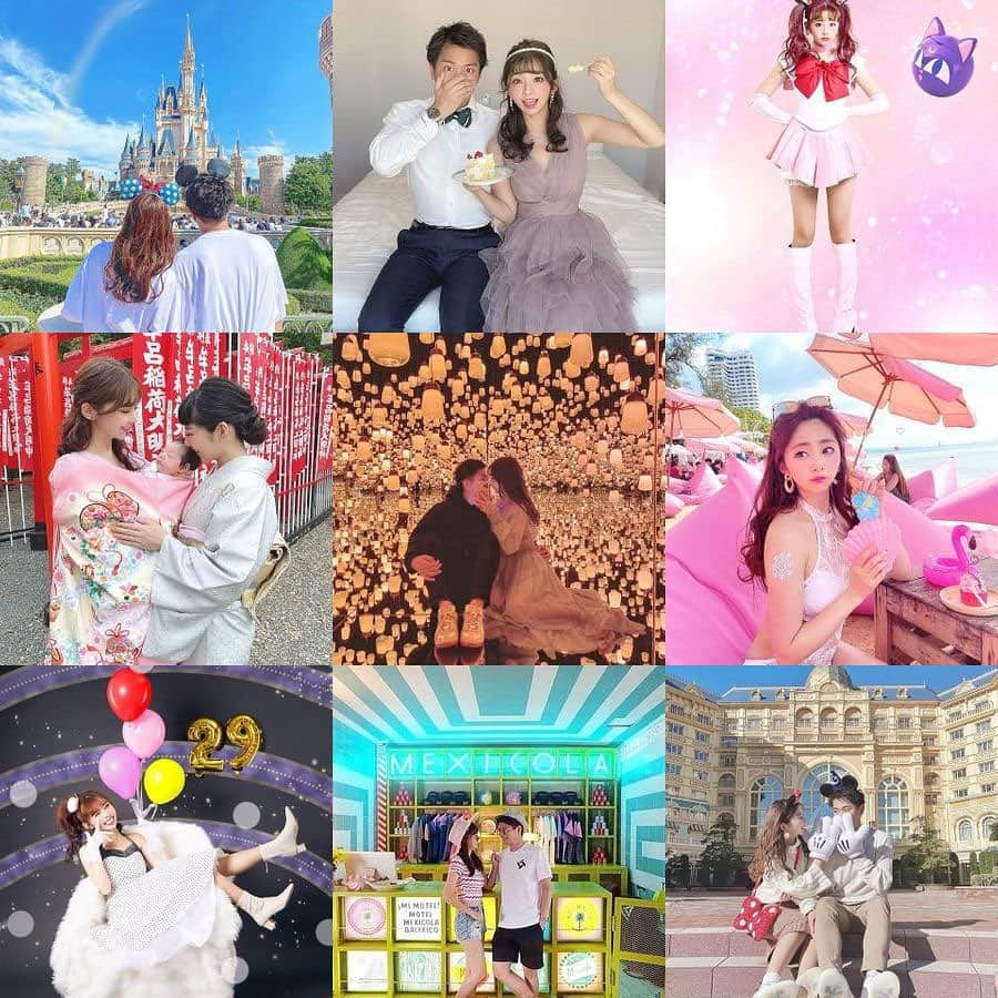 横田亜美さんのインスタグラム写真 - (横田亜美Instagram)「. 2020年は結婚💒発表もあり たけちゃんとの写真が半数🥳💕 . 姪っ子ちゃん誕生で姪っ子ちゃんも ランクイン👏💘✨✨✨ . 結婚した事も発表するか迷ったけど 皆に報告してよかった〜って 改めて思った1年っ✌️꒰ ・ ̫・ ꒱✌️ . フォロワー様にも感謝です💐 . 結婚式や新婚旅行、前撮り撮影も コロナの影響でどうなるのかまだ未定… そんな状況ですが楽しみばかり💘 . 2021年もモノノフで私らしく❣️ 夫婦共々よろしくお願いします✨ . .  #2020bestnine #2020年 #2020 #ありがとう #ありがとうございました #ありがとうございます #夫婦 #結婚  #結婚しました #姪っ子 #姪っ子ちゃん #2021 #モノノフ  #モノノフあみみ #ももいろクローバーZ」12月31日 20時17分 - amimi0218