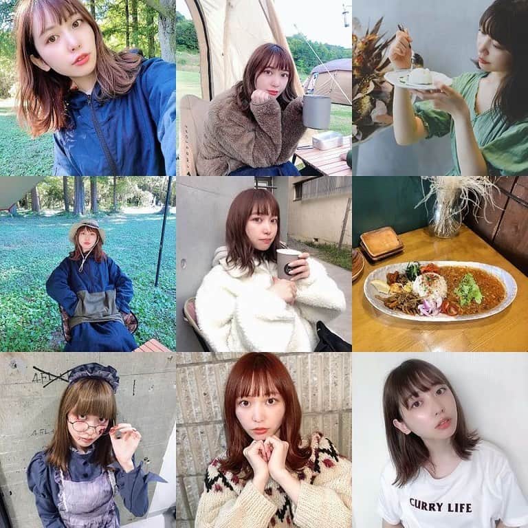 木村ミサのインスタグラム：「2020年の #bestnine  キャンプ率高めだね🏕  今年は当たり前がそうではないと気付かされた年。 不安なこともたくさんあったけど 楽しいこともいっぱいあったし 大きな決断もした節目の年。 それから新しい出会いも沢山あって 友達少ない私にも 友達がいっぱいできたのがなによりも嬉しい一年でした☺️ そして、いつも以上にいつも応援してくれている周りの人達の存在をもっと大切にしたいと思えた。いつもありがとう🐰  来年もまだまだ不安は残るけど うまく生きていきたいな！ 2021年もよろしくお願いします🐰」