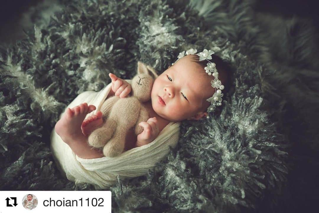 チョ・ヨンチョルのインスタグラム：「이안찡 인스타데뷔👶🏻🌟 . . イアンちゃんインスタデビュー🌟  #Repost @choian1102 with @get_repost ・・・ Welcome 🤗」