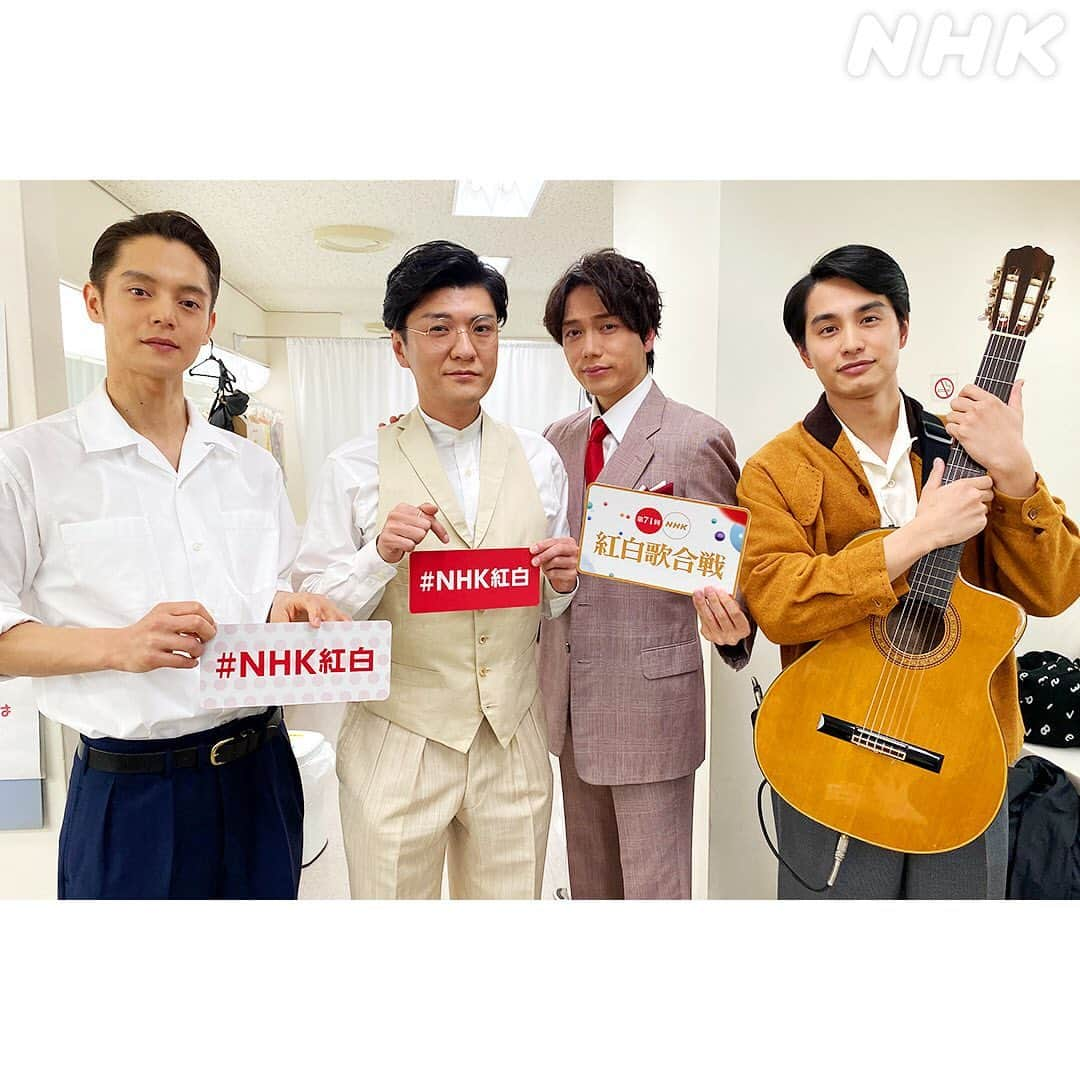 NHK紅白歌合戦さんのインスタグラム写真 - (NHK紅白歌合戦Instagram)「🔴第71回NHK紅白歌合戦⚪️ 連続テレビ小説「エール」スペシャル ご出演のみなさんです  #朝ドラエール #窪田正孝 #森山直太朗 #堀内敬子 #山崎育三郎 #中村蒼 #NHK紅白 #NHK紅白歌合戦 #紅白 #紅白歌合戦 #紅白歌合戦2020 #第71回NHK紅白歌合戦 #紅白リハ #みんなでエール #NHK」12月31日 21時28分 - nhk_kouhaku