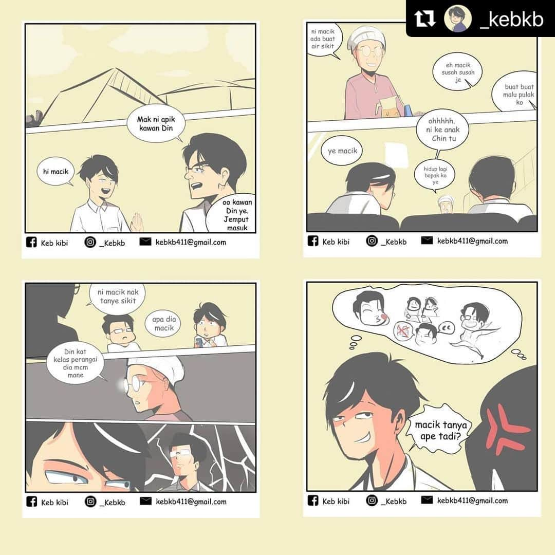 Koleksi Komik Malaysiaさんのインスタグラム写真 - (Koleksi Komik MalaysiaInstagram)「#Repost @_kebkb with @make_repost ・・・ Belum lagi masa mak din marah din . Kalau rasa suka dgn komik ni tolong follow acc ni sekali ye. Supaya saya lebih semangat nak upload komik pada masa akan dtg. Tq 😁  #komikmalaysia #komik #barustart #komikbudaksekolah #mak #din #apik」12月31日 21時40分 - tokkmungg_exclusive