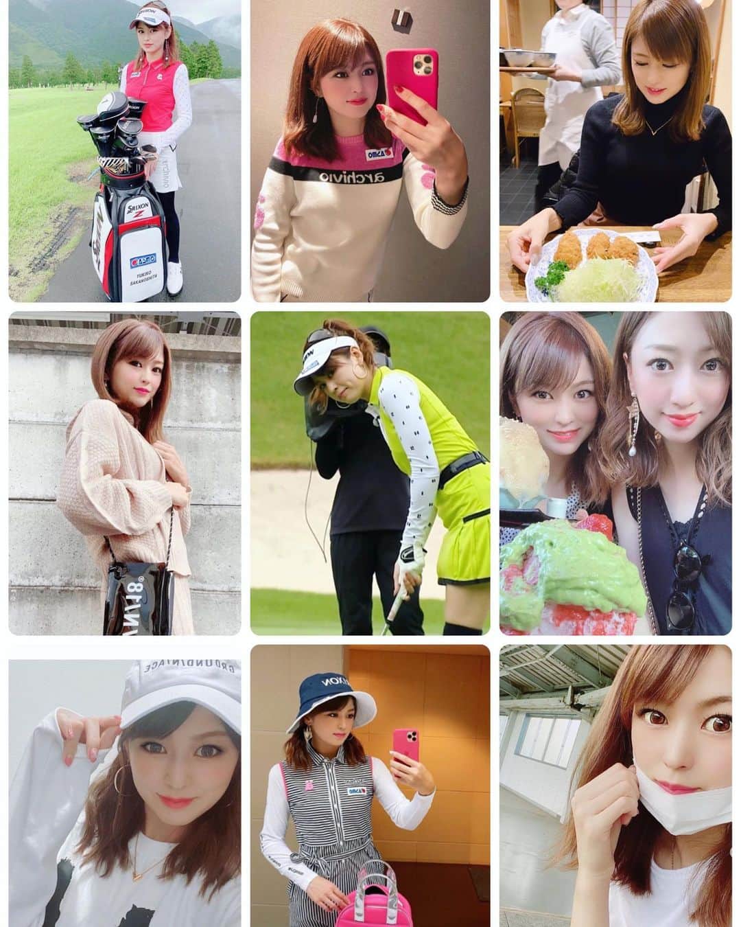 坂之下侑子のインスタグラム：「今年も一年ありがとうございました！  いつもと違う一年を過ごしましたが、皆さんの応援が本当に心強かったと凄く感じた一年でした🤍  来年は笑顔溢れる一年になります様に🤗 #2020年 #ラスト #来年も #ゴルフに #プライベートに #沢山更新出来る様に #頑張ります #ありがとうございました！ #💗💗💗 @yuki_nana_golf」